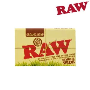 RAW ORGANIC HEMP SINGLE WIDE