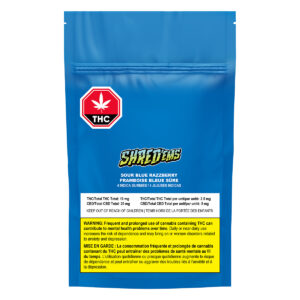 SHRED'EMS- SOUR BLUE RAZZBERRY 4X4.5G