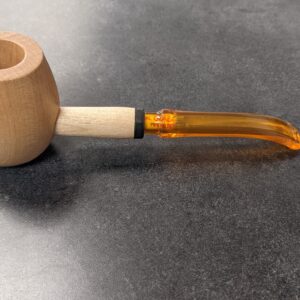 Wooden cigar pipe