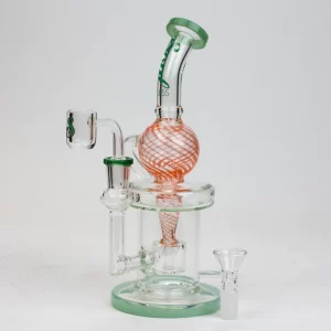 SOUL GLASS 9" RECYCLER BONG