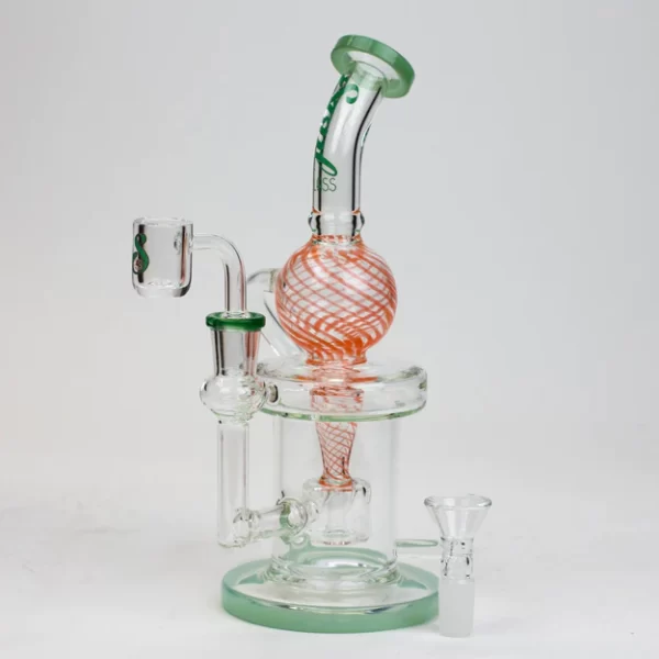 SOUL GLASS 9" RECYCLER BONG