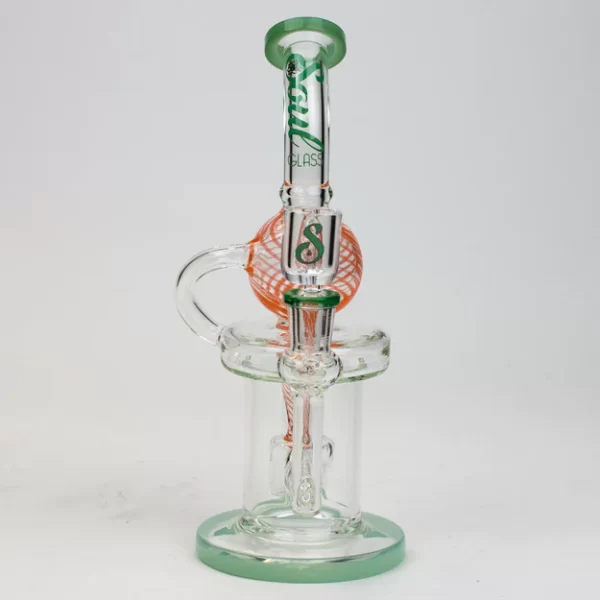 SOUL GLASS 9" RECYCLER BONG - Image 2