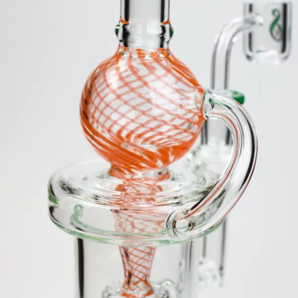 SOUL GLASS 9" RECYCLER BONG - Image 4