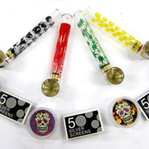 D&K GLASS PIPE, SCREENS AND GRINDER COMBO