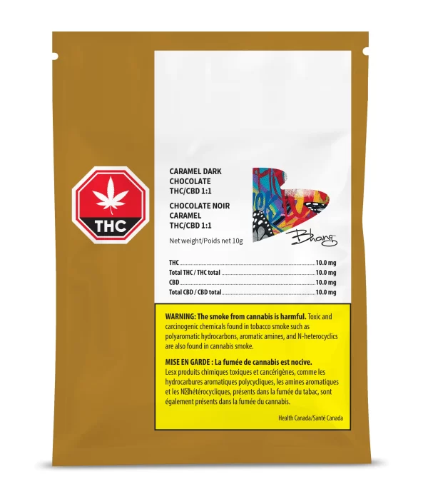 BHANG - CARAMEL DARK CHOCOLATE 10g