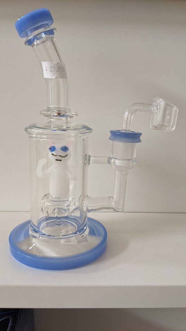 GLASS 8" BLUE DAB RIG