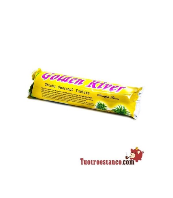 GOLDEN RIVER SHISHA CHARCOAL - PINEAPPLE FLAVOR