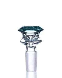 14mm Male Glass Ring Bowl - Blue