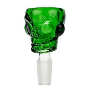 14mm Male Glass Skull Bowl