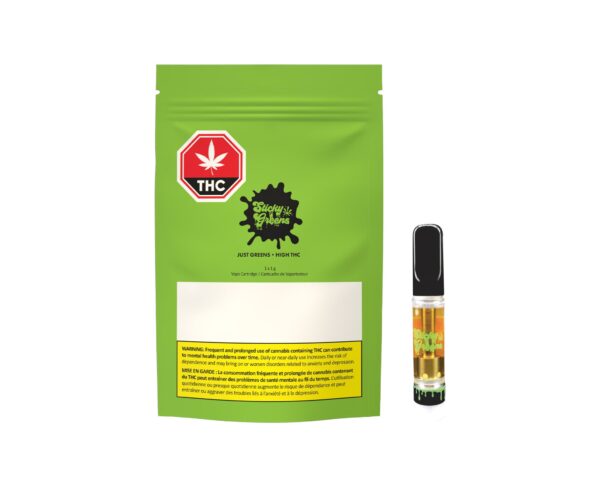 Sticky Greens - Just Greens 510 Vape Cart 1G