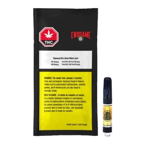 Endgame - Banana OG X Kush Mints 510 Vape Cart 1G