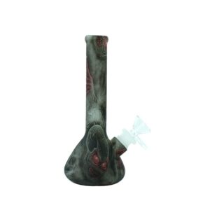 8″ Beaker Silicone Bong – Red (H4)