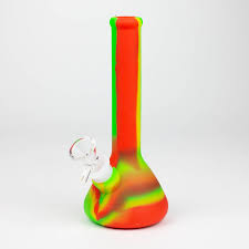 Tricolor Silicone Bong 8" - (71-Top 13)