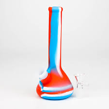 Tricolor Silicone Bong 8" - (71-Top 13)