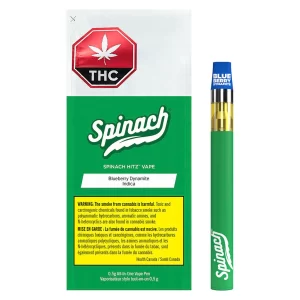 Spinach Hitz - Blueberry Dynamite THC Disposable Vape 0.5G