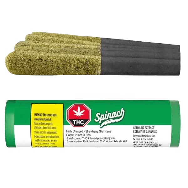 Spinach - Fully Charged  Strawberry Slurricane Infused  PR5X0.5G - Image 2