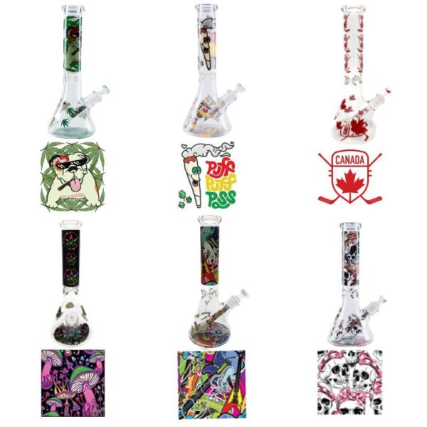 Design Exclusive License Glass Bong – (C1559-COMBO A) - Image 2