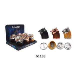 4 Part 2.6″ Aluminum Grinder