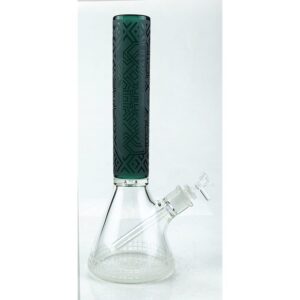 14″ Beaker Base Glass Bong – (C1037-CC268-Jade Green)
