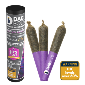 Dab Bods - Motor Breath 60's+ Dbl Infused PR3X0.5G
