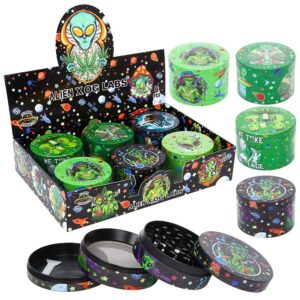 Grinder 4 Parts Alien Assorted Color