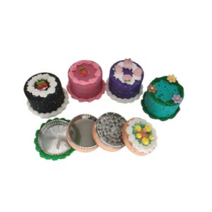 Grinder 4 Parts Cake Shaped Color