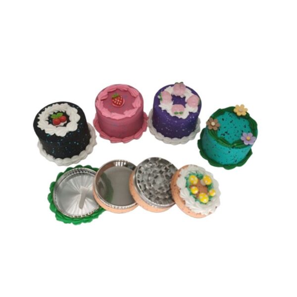 Grinder 4 Parts Cake Shaped Color