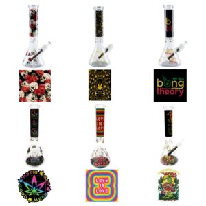 Design Exclusive License Glass Bong – (C1559-COMBO A)