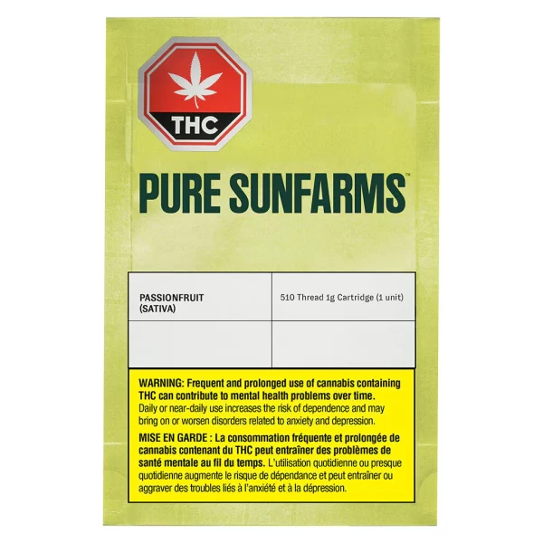 Pure SunFarms - High THC 510 Vape Cart 1G - Image 2
