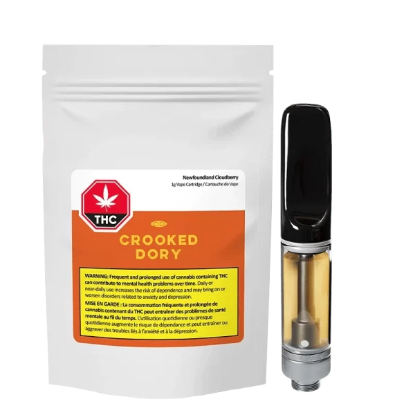 Crooked Dory - Fruit Punch 510 Vape Cart 1G