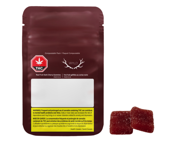 WYLD - Dark Cherry CBN Gummies 10X4G