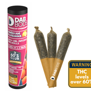 Dab Bods - Hawaiian Plushers Double Infused PR3X0.5G