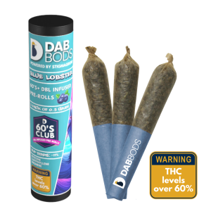 Dab Bods - Blue Lobster 60's Double Infused PR3X0.5G