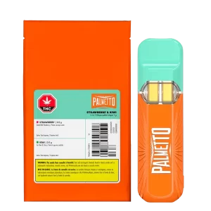 Palmetto - Strawberry & Kiwi 3 in 1 THC Disposable Vape 1G