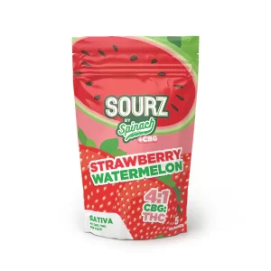 Sourz Spinach - Strawberry Watermelon 5X5G