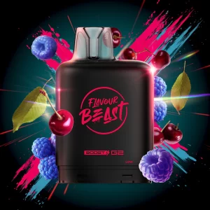 Flavour Beast Level X Boost G2 Pods - Blue Raspberry Cherry 25K