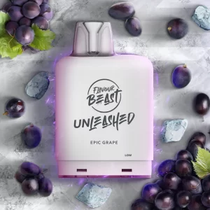 Flavour Beast Level X Unleashed Boost G2 Pods - Epic Grape (Iced) 25K