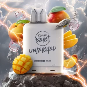 Flavour Beast Level X Unleashed Boost G2 Pods - Epic Peach Mango (Iced) 25K