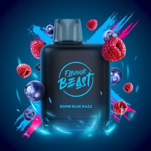 Flavour Beast Level X Boost G2 Pods - Bomb Blue Razz 25K