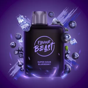 Flavour Beast Level X Boost G2 Pods - Super Sour Blueberry (Iced) 25K