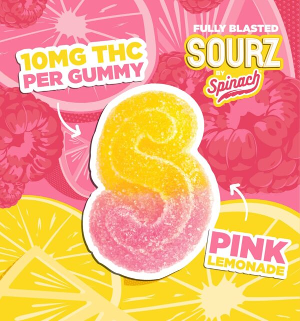 Sourz Spinach - Fully Blasted Pink Lemonade 1X5G