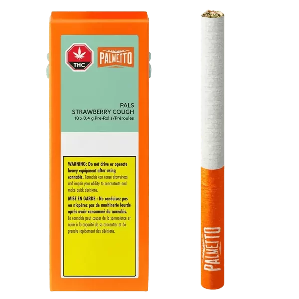 Palmetto - Strawberry Cough Pals PR10X0.4G