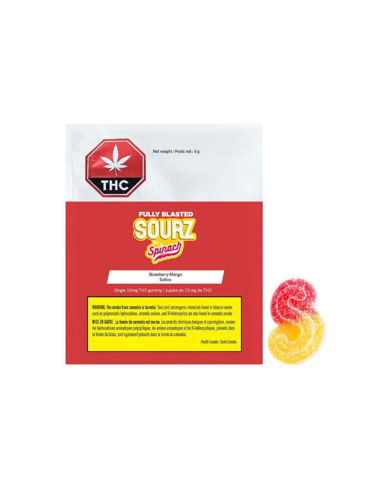 Sourz Spinach - Fully Blasted Strawberry Mango 1X5G - Image 2