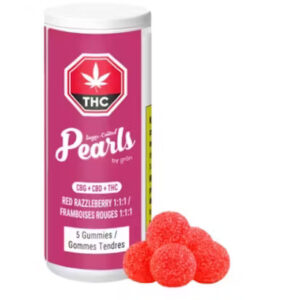 Pearls - Red Razzleberry 5X3.5G CBG:CBD:THC