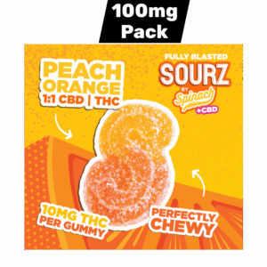 Sourz Spinach - Fully Blstd Peach Orange LIQ DMD 10X10MG