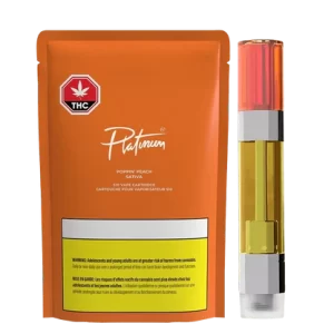 Platinum - Poppin Peach 510 Vape Cart 1G