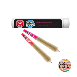 Voxpuffz - Shufflez Sativa (Orange Ice & Strawberry Mango) Infused PR2X0.5G