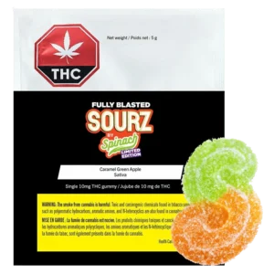 Sourz Spinach - Fully Blasted Caramel Apple 1X5G