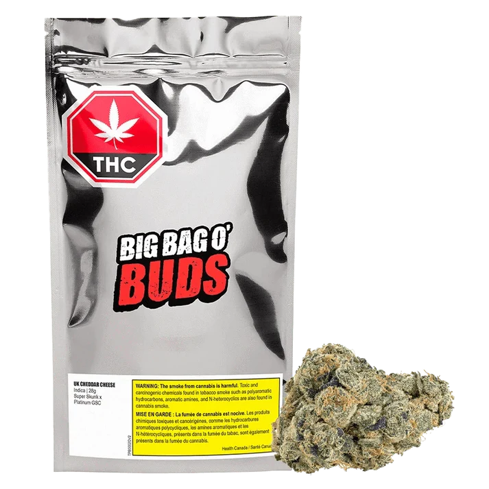 Big Bag O' Buds - UK Cheddar Cheese 28G