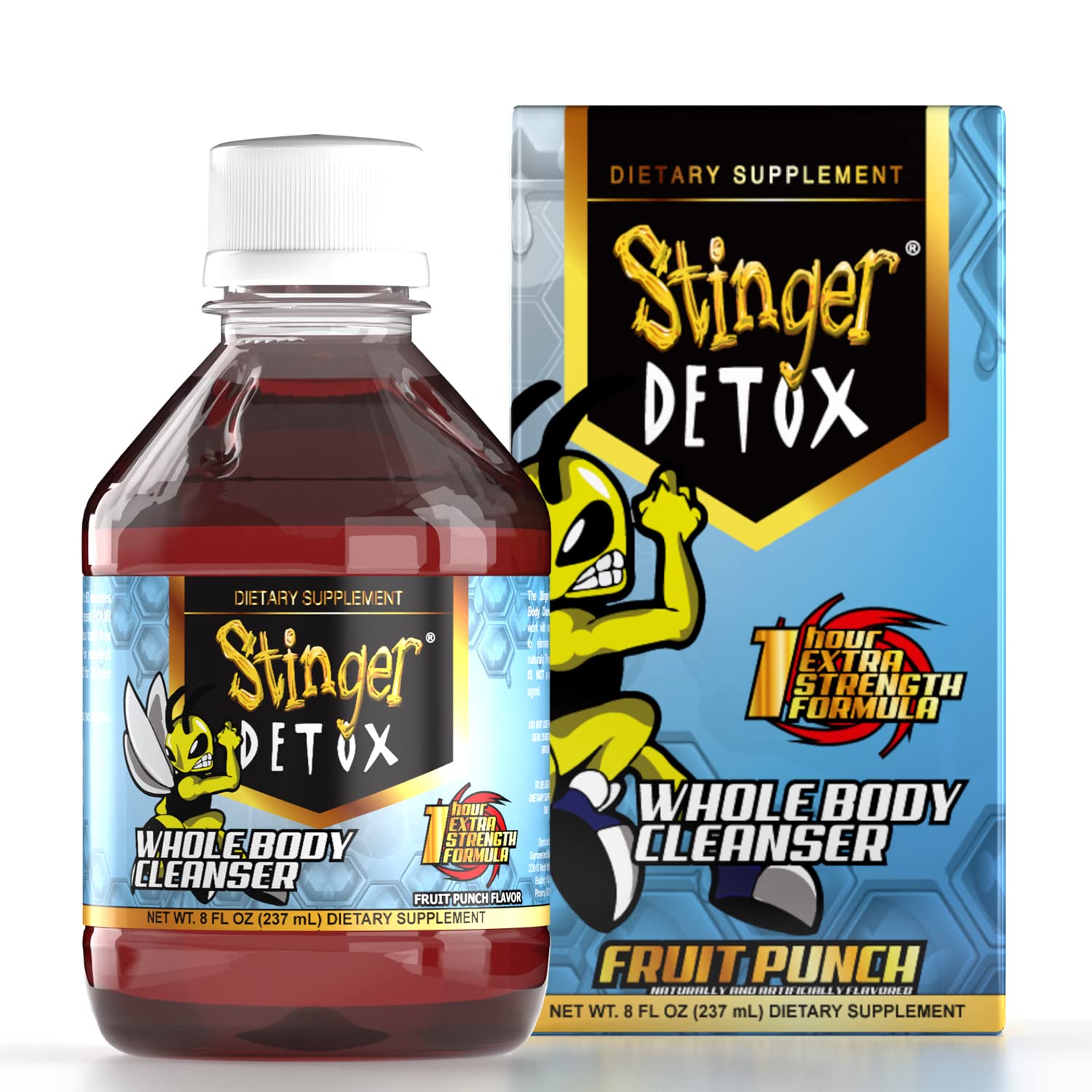 Stinger - Detox Whole Body Cleanser 1 Hr Extra Strength Drink Fruit Punch 236ml
